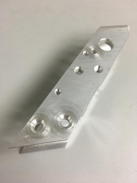 Small Micro Motorcycle Aluminum CNC Machining Parts with Miter Saw / Chamfer