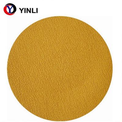 Disco de lixamento de alumínio automotivo 125mm de 100 grãos um amarelo de 5 polegadas