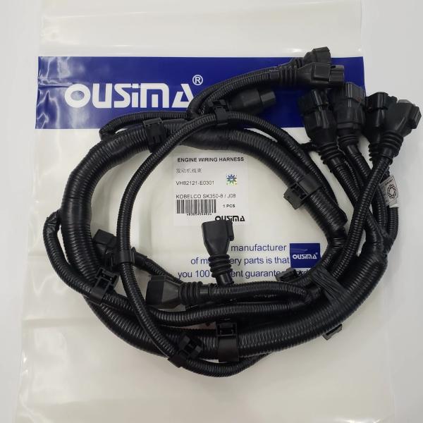 Провод двигателя Kobelco SK300-8 SK350-8 обуздывает электрическое VH82121-E0301