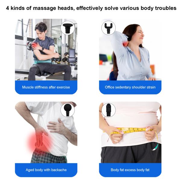 Fascia Percussion Muscle Massager Portable Pocket Vibration Mini Massage Gun