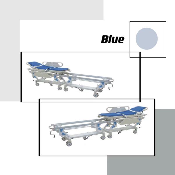 Camilla médica de la cama de hospital de la emergencia del rescate de la carretilla del ensanchador de encargo del carro