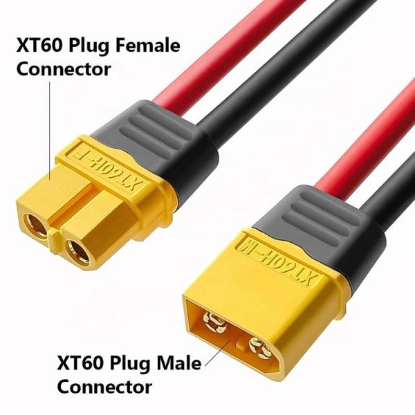 12AWG 100mm 150mm Silicon Wire XT60 XT60H XT60U Connector Male Female Sheath Housing Plug Cable for Battery FPV