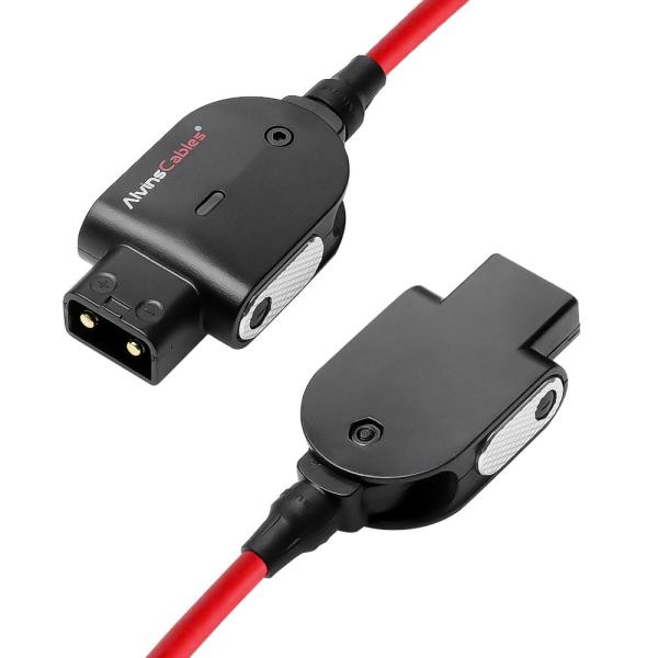 Alvin's Cables Smart D-tap Power Splitter Cable, Smart Dtap mâle à 4 ports DTap femelle Splitter Hub câble d'alimentation tressé pour ARRI rouge Teradek petit HD petit Rig V-monté par une batterie 40cm/15.7 pouces