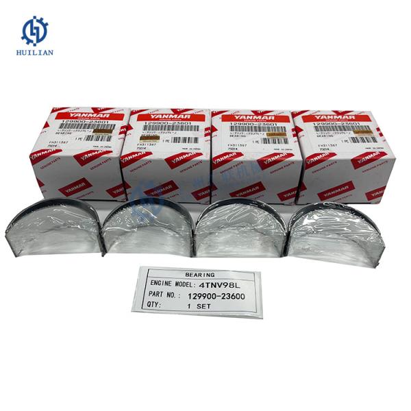 Cano principal de 4TNV98 4TNV98L que carrega 129900-23600 peças sobresselentes de conexão do motor diesel do motor de Rod Bearing For Yanmar 4D98E