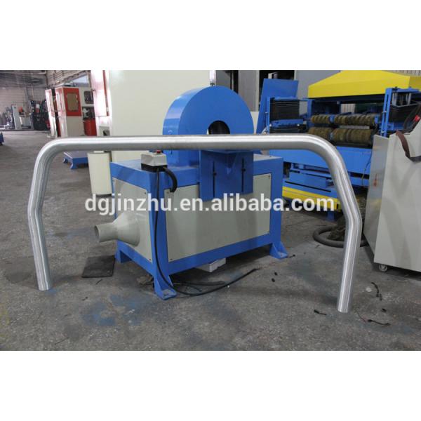 bending pipe hairline finishing machine for grinding tubes with angle