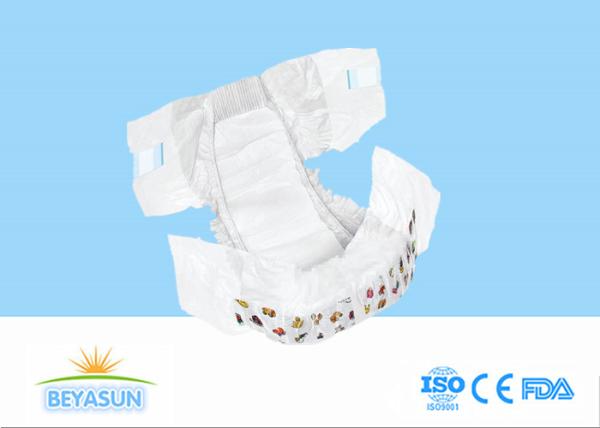 Custom Printed Hypoallergenic Disposable Diapers Dry Surface With Cartoon Pattern