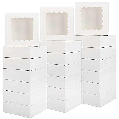 Hallow Window Kraft Paper Packaging Box For Bakery Cookie