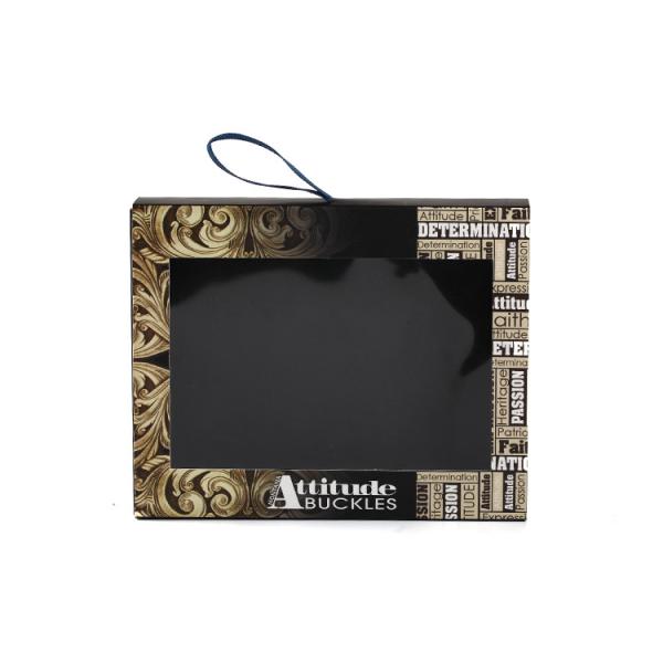 Customized Cosmetic Packaging Ribbon Decorative Gift Boxes With Windows