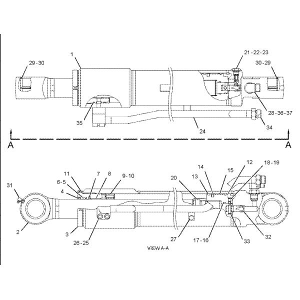 CA3825802 382-5802 3825802 CR del CR E308E2 de Kit For E308E E308E de la reparación del sello del cilindro hidráulico del brazo