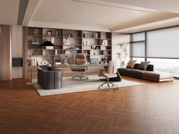 AAA Grade Brown Wooden Porcelain Tiles 600x1200mm