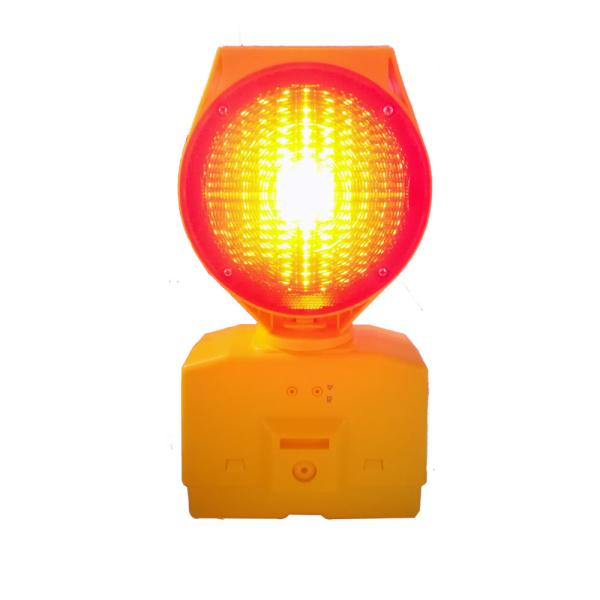 Outdoor 600MAH 5mm LED Solar Powered Warning Lights NI-MH Battery