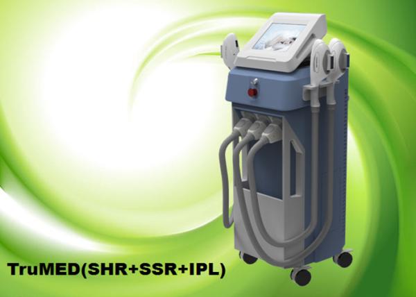 Máquina pessoal portátil da remoção do cabelo de SHR para o sistema de refrigeração do gelo do tratamento das mulheres