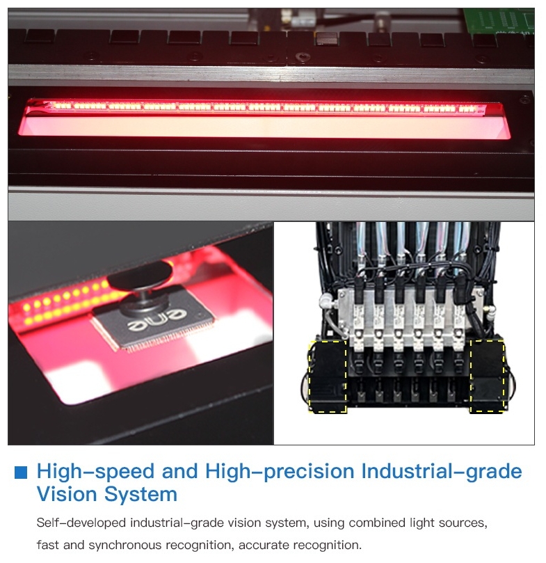 CHM-751 Charmhigh 6 головный чип монтер Автоматическая ножевая смена PCB сборочная линия 0201