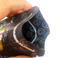 Impressão UV Embalagem Holográfica de Ervas daninhas Saco Mylar THC Zipper Stand Up Pouch