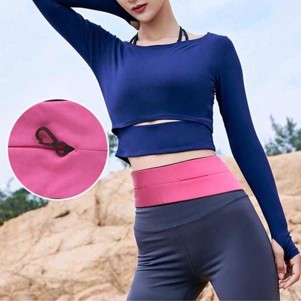 Water Proof Gym Running Waist Bag with Zipper Phone Pouch Lightweight and Comfortable
