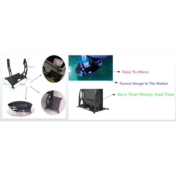 Mirror Front Service LED Display P2.5 Indoor Portable Digital Poster Media Billboard