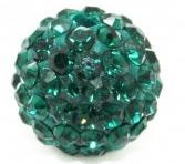OEM 8mm Green / Red / Gold / White / Purple / Blue / Roseate Crystal Pave Ball Beads