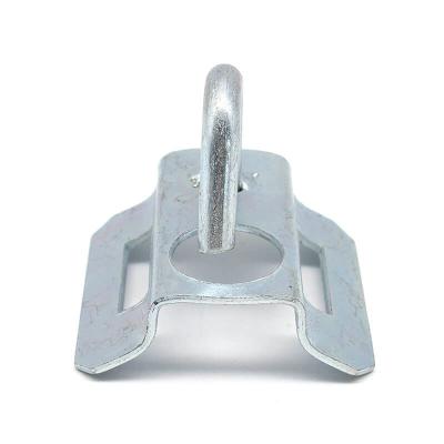 Acero galvanizado Gancho de puxagem de bracket pole montado pinças de tensão fixa