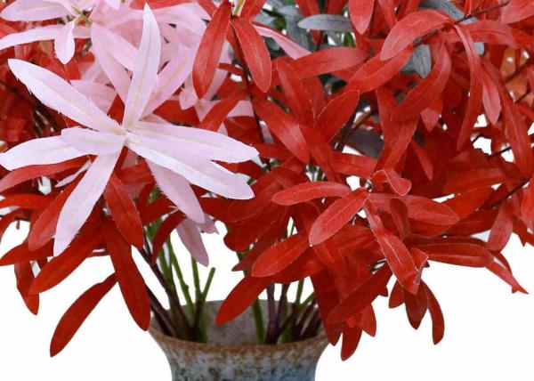 Colorful Artificial Olive Branch , Artificial Tree Branches Decor Plastic + Iron Wire
