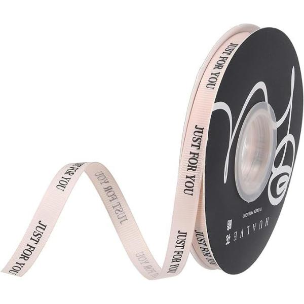 Customized Ribbon Logo for Party Box Decoration and Gift Packaging in Many Colors