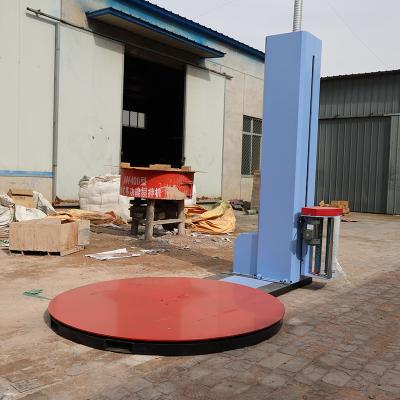 Fully Automatic Pallet Stretch Wrapping Machines Tray Type Winding Packaging Machine