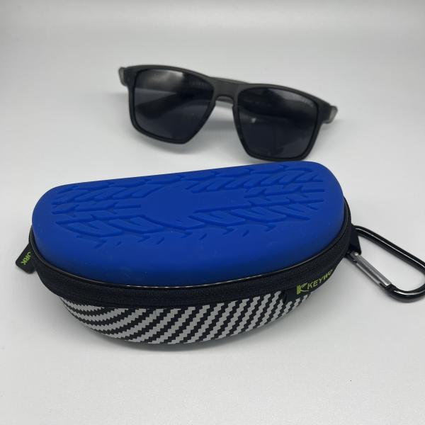 O monóculo protetor da caixa 16.5CM dos óculos de sol dos esportes do estilo do pneumático do silicone Zippered