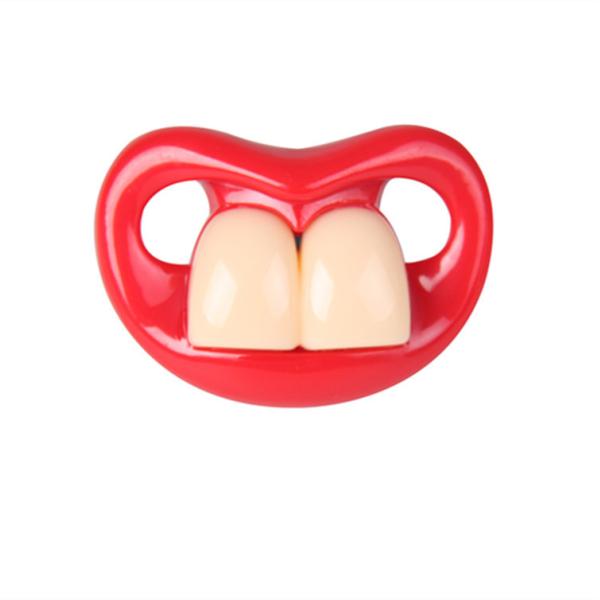 Newborn Silicone Lips Shape  Infant Pacifier Cute Infant Soother Age 6M+ New Born Pacifiers