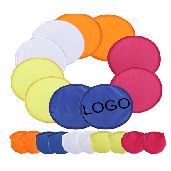 New Arrival Custom Foldable Nylon Flying Disc Folding Fan Flying Disc Fans Set