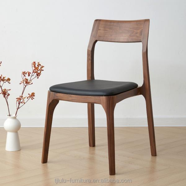 Modern Stacked Wooden Chair for Restaurant Dining Room Furniture Solid Wood Dining Chairs