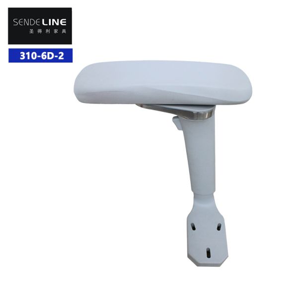 6D Office Chair Armrest Replacement, and the PU armrest surface can rotate 360°. It is suitable for all kinds of office chairs