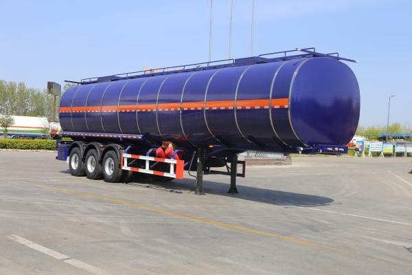 Customization 3/4 Axles 30000-50000L Fuel Oil Tanker Trailer Carbon Steel Trailer