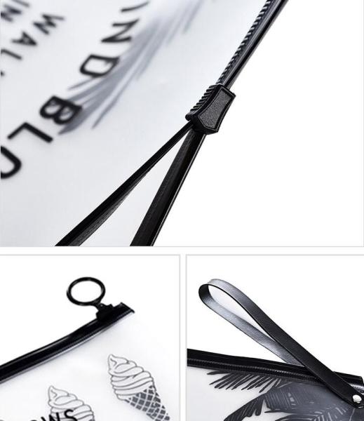 k Zipper Slider Bags Heavy Duty, MultiFunctional clear zipper slider pvc bikini packing swimming bag, frosted swim