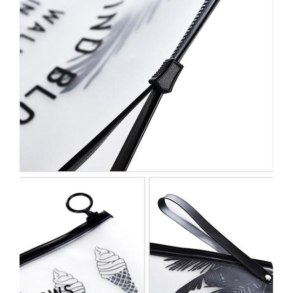 метал молния, слайдер металла, сумка документа сетки ПВК размера папки файла а4 с косметиками молнии поставки офисов путешествуют пакет