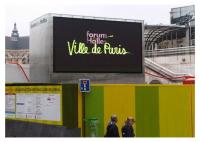 Affichage mené polychrome d'intérieur mince/écran visuel mené coloré avec le lancement de pixel de 10mm