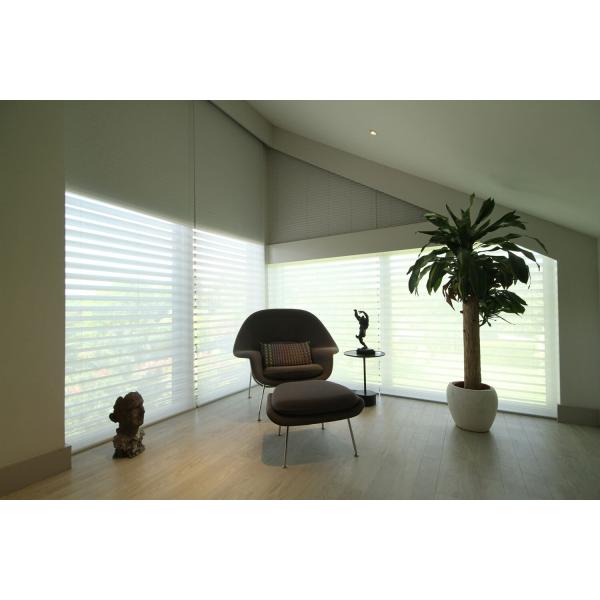 Remote Control Shangri La Curtains Ripple Fold For Living Room