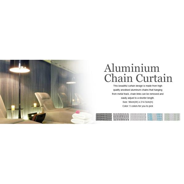 Исключительная декоративная алюминиевая анодируя цепная дверь летает экран 24 кс 12 кс 8мм