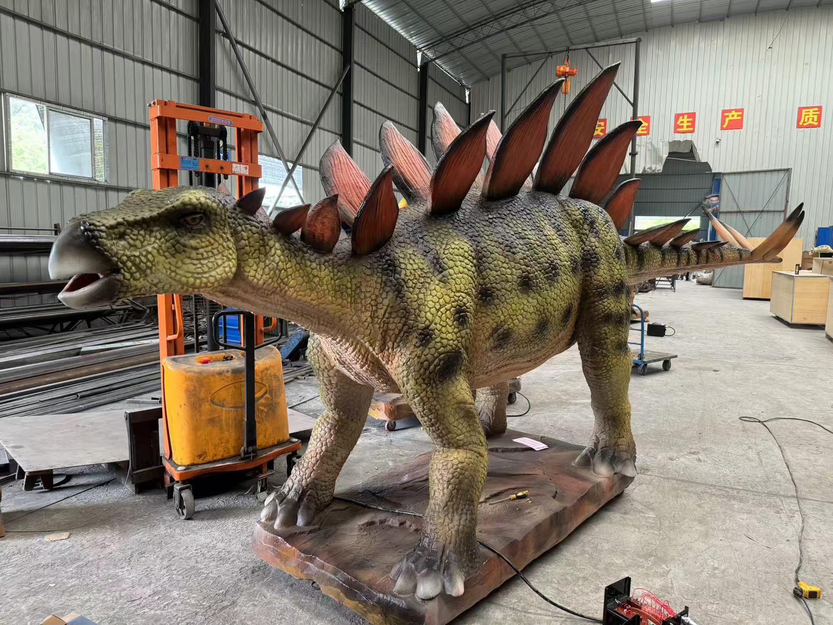 Dino Park High-quality Professional Animatronic Dinosaur Stegosaurus 6m Model