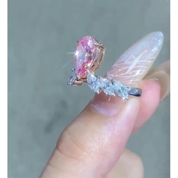 ZKZ Lab bijoux de diamant bague de fiançailles bague de mariage fantaisie