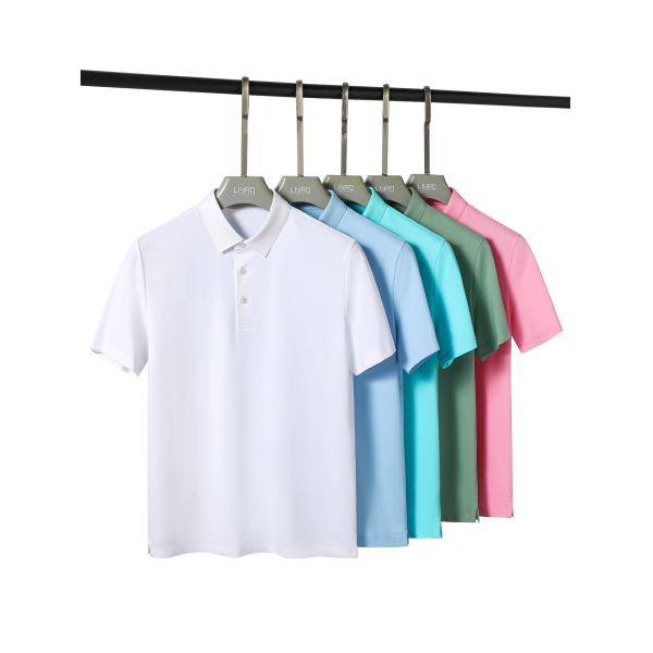 Brand New Product Custom Logo Outdoor Training Breathable  Gym Fitness Men Golf Polo Shirt