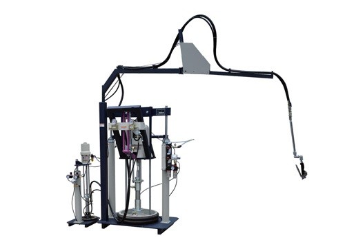 Two Component Pneumatic Extruder Double Glazing Glass Machine Low Noise