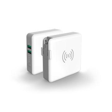 5W 2 USB Phone 5200mAh Portable Wireless Charger Power Bank