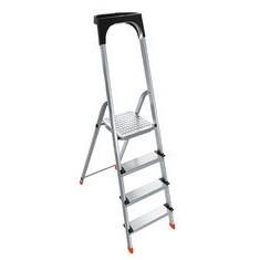 Portable Household Aluminum Step Ladder 4 Steps Easy To Fold And Store
