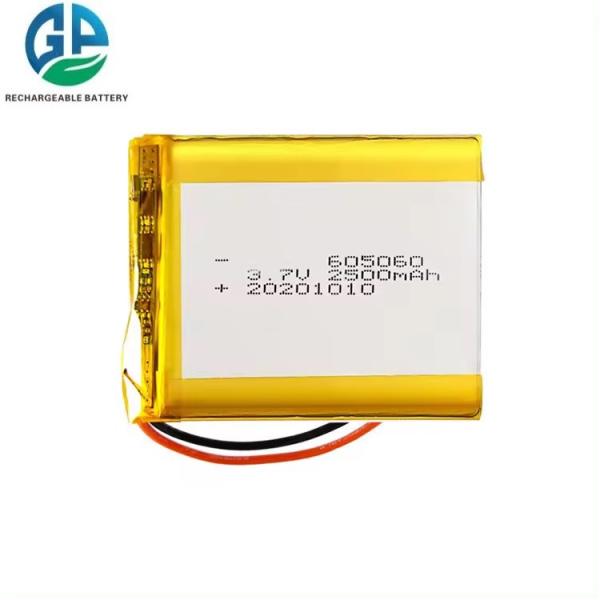 KC Rechargeable 3.7v Lithium Polymer Battery Li Ion Lipo Battery 2500mah 605060