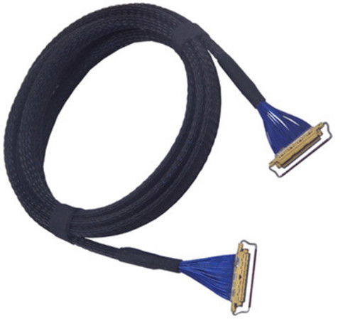 50-15000mm 60 Pin Lvds Cable , 370mm Thick Coaxial Cable For Display Note PC Screen