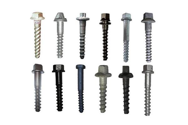 Carbon Steel Screw Spikes Rail Fasteners Factory Custom