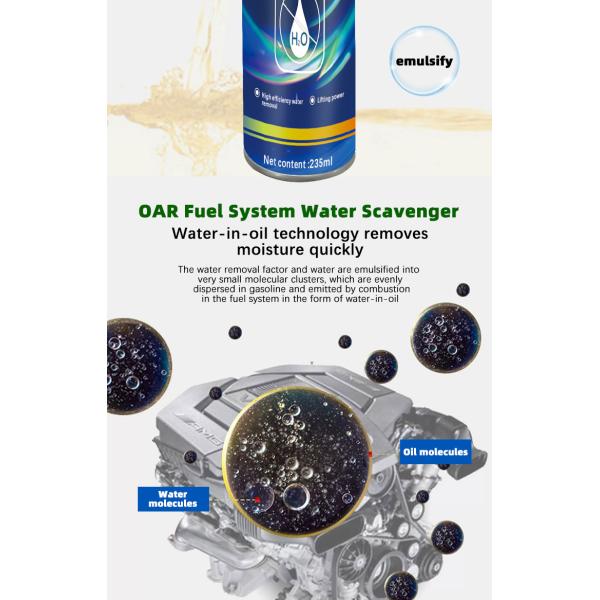 Agente deshidratante y protector OAR para sistemas de combustible de automóviles