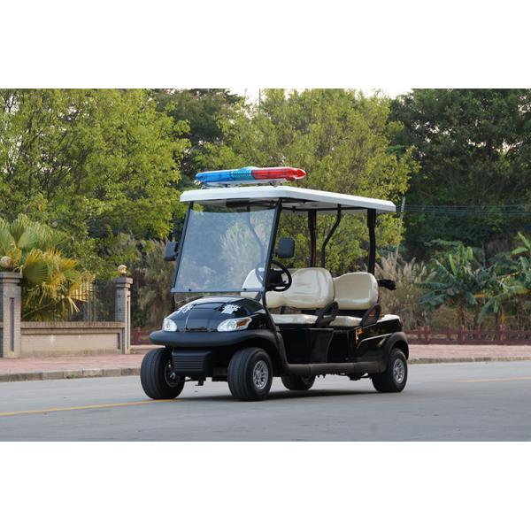 Seguridad y patrulla Carro de golf eléctrico de 4 plazas con batería de litio de 48V