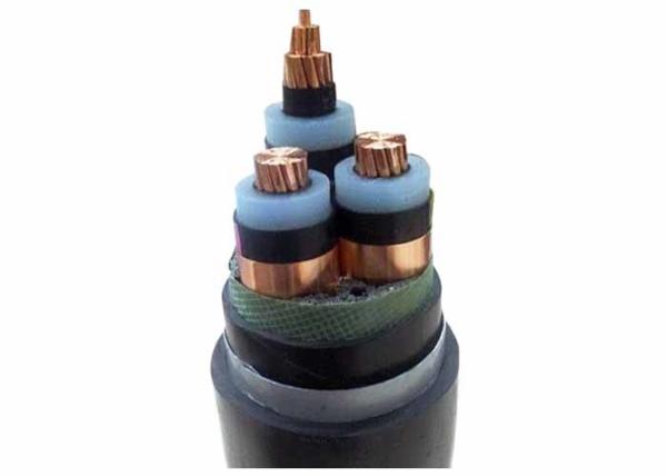 Medium Voltage Flexible Armored Cable Wiring Steel Tape 3 Phase CU / XLPE / STA / PVC
