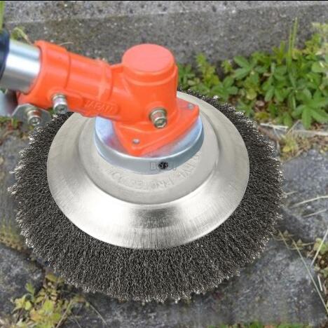 25.4 Mm Hole Diameter Brush For Grass Removal , Wearable Brush Cutter Parts