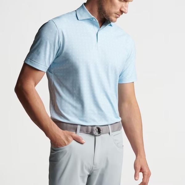 7 dias Apoio à encomenda de amostras para camisa de polo masculina de malha em desporto e moda